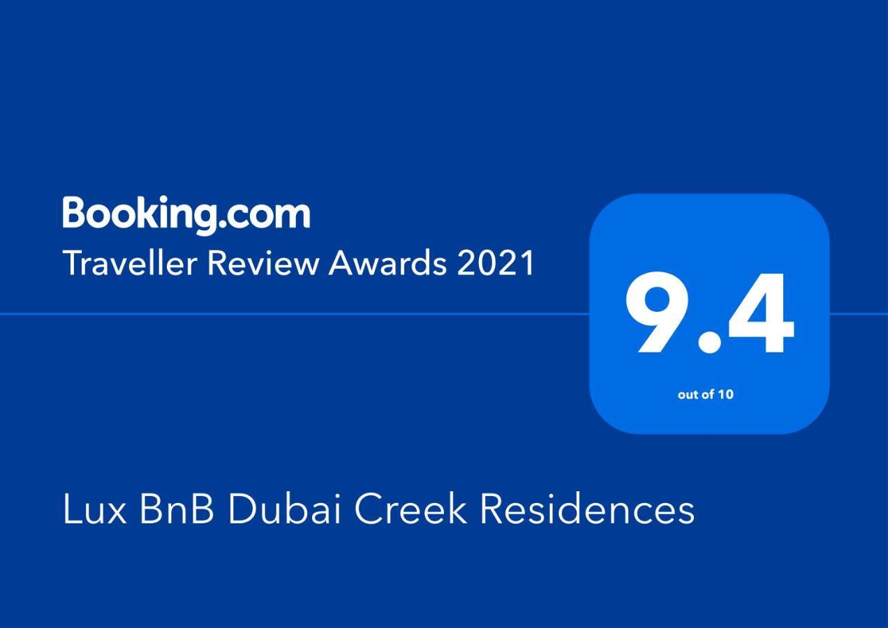 Lux Bnb Dubai Creek Residences Harbour Views Eksteriør billede