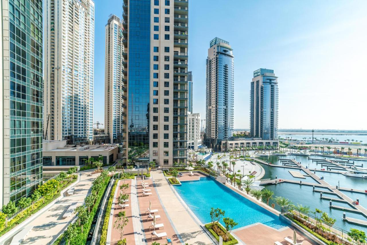 Lux Bnb Dubai Creek Residences Harbour Views Eksteriør billede